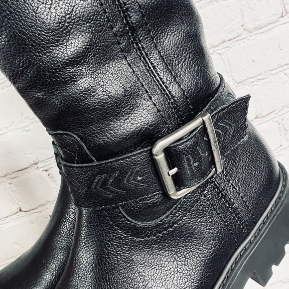 ⏳••NIB🤩 |•ZODIAC•| 'Solana' Rubber Tread Knee High Faux Leather Boots•• - Picture 10 of 15